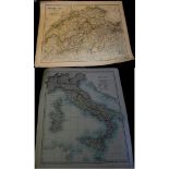 SWITZERLAND + The Alps of SAVOY + PIEDMONT 19”x14” 1889 (JOHNSON’S ATLAS)