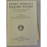 Every Woman's Enquire With in hardback - A complete library knowledge for all Home-loving women,