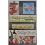 FDC-Great Britain Presentation Packs including 1977 Greetings