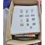 Stamps-Stamp & Cover Glory Box - Album pages, postcards(1,000's) carton