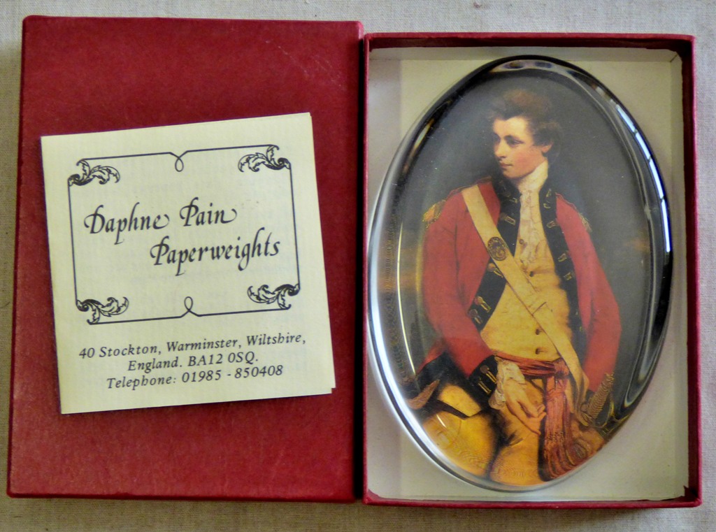 A good quality paperweight in 'as new' condition and boxed. The subject in the weight is of the 18th