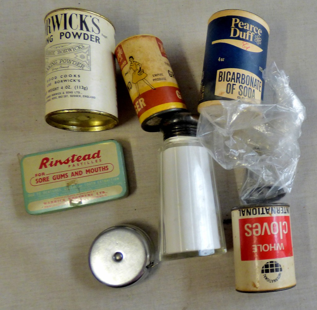 Assortment of Tins and other baking powders- all original tins- good lot