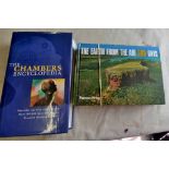 Mixed lot (2) - The Chambers Encyclopedia hard back - The Earth from the Air 363 Days, hardback