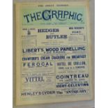 1912 THE GRAPHIC Incl. GEORGE SCOTTS COLOUR PRINT