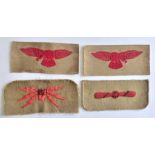 British WWII RAF Tropical Sleeve patches (4) a nice set.