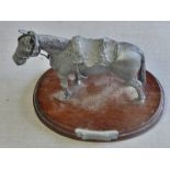 Horse - Nice Model on wooden stand of 'Sefton'