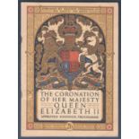 The Coronation of HM Queen Elisabeth II Approved Souvenir Programme. Excellent colour on front cover