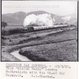 W.A.Sharman Photographic Quality Archive (10" x 8")-Steam Top Quality-Cardigan Bay Express - 25/5/