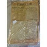 Newspapers(8) - range from 19439-2009- includes Cyprus Mail-Sun-Evening News, Sun etc