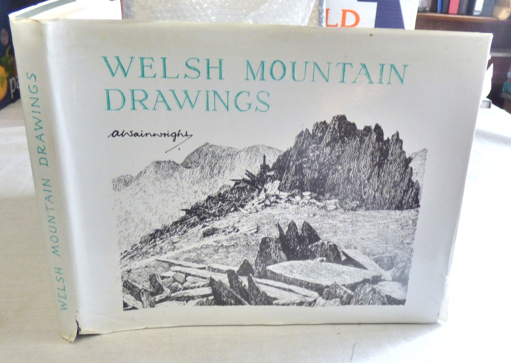 Art Book - hardback of Welsh Mountain Drawings by A.Wainright 1981, a little foxing - Image 2 of 4