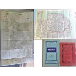 Street Maps(2)-Lewisham London - Road Map Norfolk - in good condition