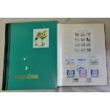 Guernsey 1970's + 80's two stock books, Christmas, Dogs etc, fine u/m mint sets, m/sheets, 1994