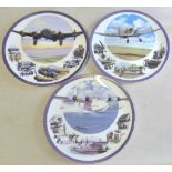 Plates - Royal Worcester Plates RAF-Limited Edition - includes Coastal Command No.340-Fighter