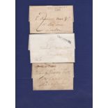 Kent - 1802-13 EL's (3) With Kent marks for Maidstone, Canterbury + Sittingbourn, including a