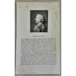 Suffolk - Antique print Josua Kirby author of the "Suffolk Travellers" born Parham near Walham