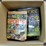 Books-Mixed lot - includes Horse Racing etc some paper backs - mainly hardbacks - in good condition