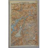 Indre Hardanger and Voss - A map of Norway dated around 1899 Produced by Wagner and Debes,