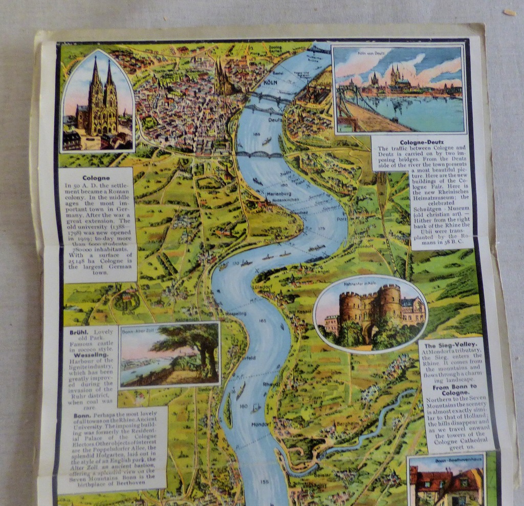 Relief Panorama of the Rhine-in colour text book - Image 4 of 4