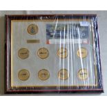 Framed a Limited Edition -Commemorative Medallion set - Struck to Honour The Great Planes of