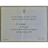 His Royal Highness The Prince of Wales Reception - held at Highgrove