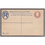 1902 Registered Envelope-(3d) size F mint.