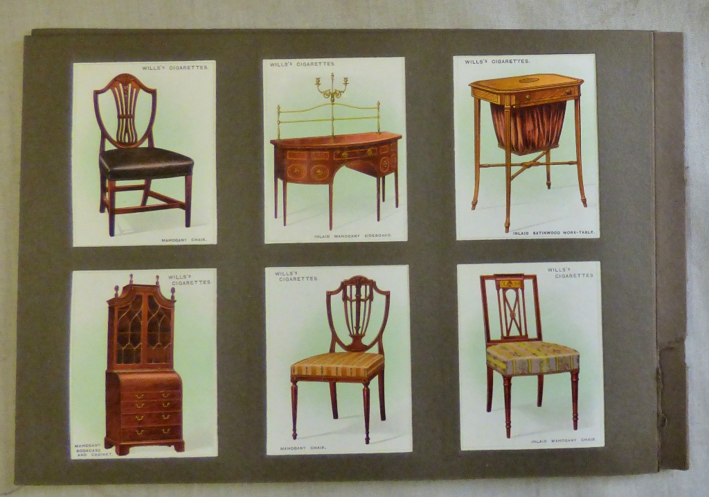 W D & H O Wills Ltd Old Furniture 1st Series 1923 set L25/25 EX; Old Furniture 2nd Series 1924 ser L - Image 3 of 6