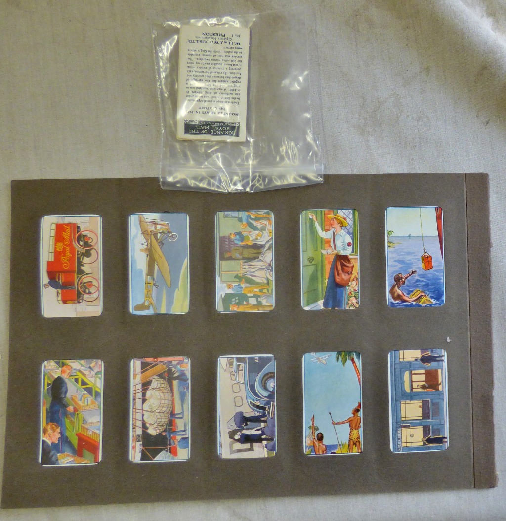 W H & J Woods Ltd Romance of the Royal Mail 1931 set 25/25 Ex - Image 2 of 2