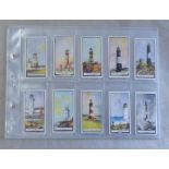 W D & H O Wills Ltd New Zealand Issues Lighthouses 1926 set 50/50 EX