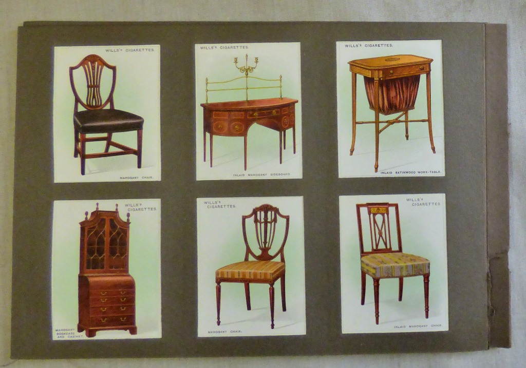 W D & H O Wills Ltd Old Furniture 1st Series 1923 set L25/25 EX; Old Furniture 2nd Series 1924 ser L - Image 4 of 6