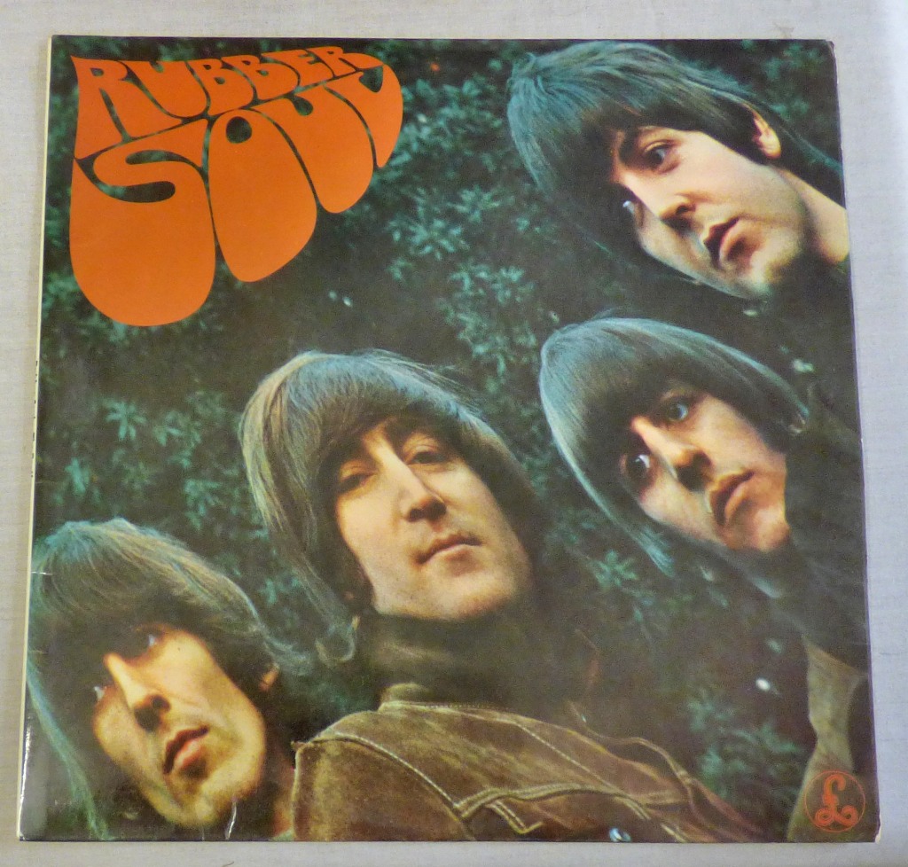 Beatles 'Rubber Soul' 1965-PMC1267-EMI Records - Mono- some marks - but plays well-inner sleeve good