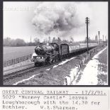 W.A.Sharman Photographic Quality Archive (10" x 8")-Great Central Railway - 17/2/91 - 5029 'Nunney