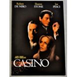 Film Brochure - Casino, 1995, A4 size opens out to A3 centrefold. Stars Robert De Niro, Sharon Stone