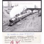 W.A.Sharman Photographic Quality Archive (10" x 8")-Welsh Marches Express - 29/4/89-6201 'Princess