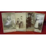Postcards(4)-People of Ipswich early 1900's in good condition