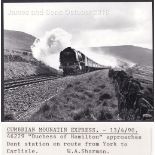 W.A.Sharman Photographic Quality Archive (10" x 8")-Cumbrian Mountain Express - 13/4/90-46229 '