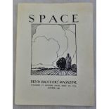 Space Benn Brothers' Magazine pub. London October 1948 vol xxi no 153 pp No's 61 -76