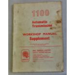 Booklet-110 Automatic Transmission - Workshop Manual Supplement - BMC Service Limited