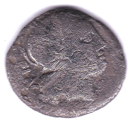 Roman Republic -Silver Denarius -L.Rutilius 77 b.c. -AR denarius - Helmeted head of roma -Rev: - Image 3 of 3