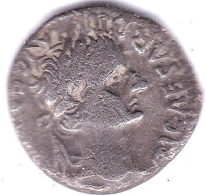 Roman Imperial Tiberius 14-37 A.D - AR denarius Rev Livia Seated - Pont Max (The Tribute Penny)- - Image 3 of 3