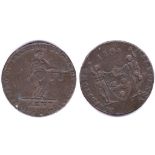 Token 1795- Kent Halfpenny, Henry Oliver's, Maidstone AVF