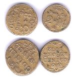 Coin Weights - Georgian half Guinea 'For coins before 1772, Withers Type 1975H and Guinea 'For coins