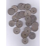 Norway coins, collection of different 1 krone, 50 ore coins 1926 - 1973