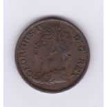 Ireland 1823-George IV Half Penny, KM150