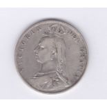 Great Britain 1890-Victoria Halfcrown,fine