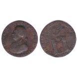 Token-1794 - Hampshire, Chichester + Portsmouth Halfpenny-John Howard,NVF