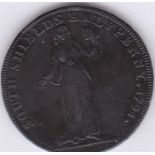 Token-Durham 1794, halfpenny token "success to the coal trade" - D+H4, rare edge "South Shields