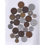 France Coins (28) Includes Franc 1907, 50c 1916, 1917 etc.