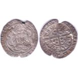 Henry VII - Groat (facing bust) London mint - spink 2198-nearly very fine, but cracked and two small