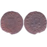 Token(Norfolk) 1666 - Burnham Market Farthing-John Tucke, Sugar Loaf, good fine