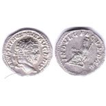 Roman Empire -Caracalla AD198-217 AD210-213 AD -AR denarius IDVLG FECVNDAE -Rev: Julia Domna as